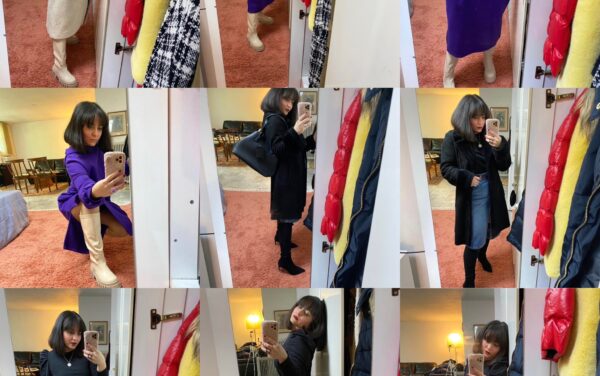 Sweatshirt Dress VS Denim Skirt