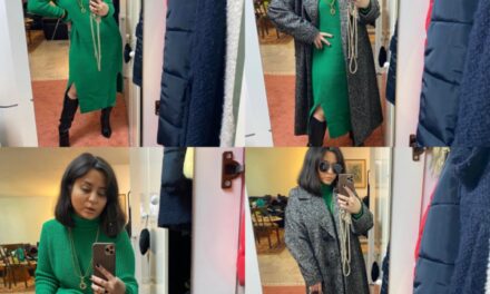 Πώς να φορέσετε ένα Midi Green Knit Dress και να δείχνετε φοβερές.