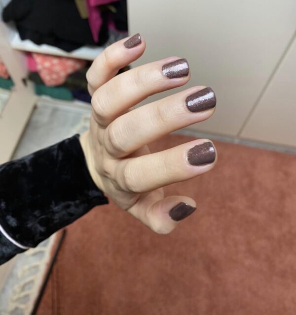 Glazed Donut Chocolate Manicure