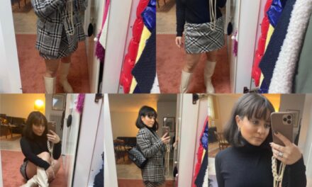 Tweed & Rain Boots: Chanel Inspired