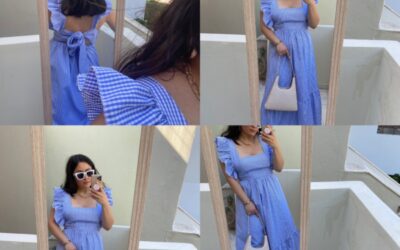 FASHION MEDIA BRAND 13 Καλοκαιρινό στιλ: Ροκάρουμε το μάξι φόρεμα με τυπωμένο γκίνγκαμ