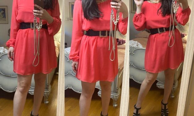 Mini dress and Sandals