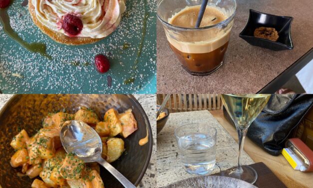 A day with pancakes and cheese potatoes