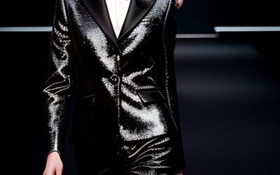 Total black με παγιέτες