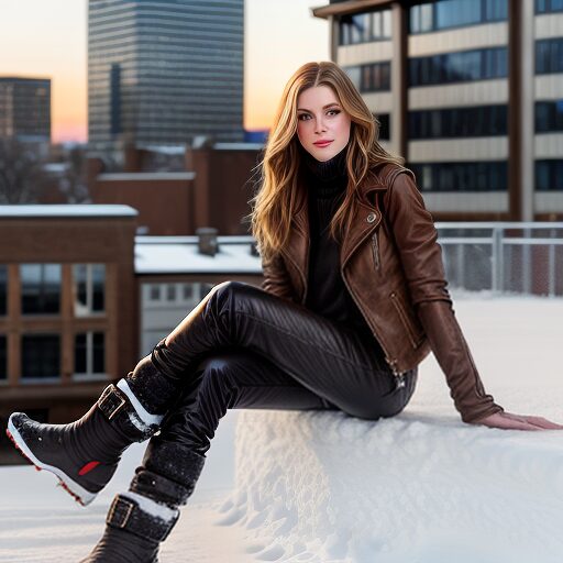 Leather Jacket: Η καφέ aviator εκδοχή του είναι το it piece της σεζόν!