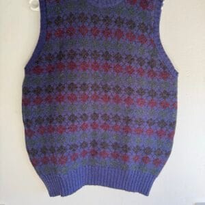 Vintage Thuleknit Shetland Wool Sweater Vest — Made in Scotland