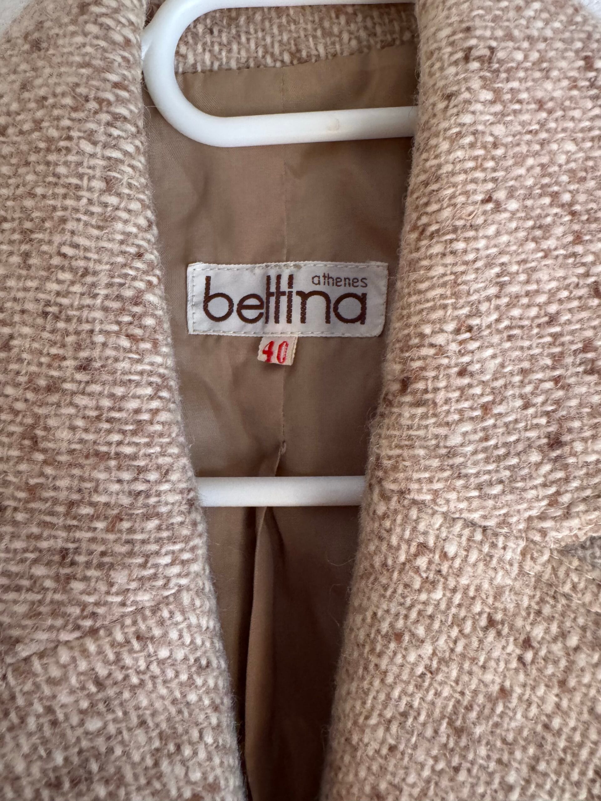 Vintage Bellina Athens Wool Tweed Blazer 3 Vintage Bellina Athens Wool Tweed Blazer - Image 3