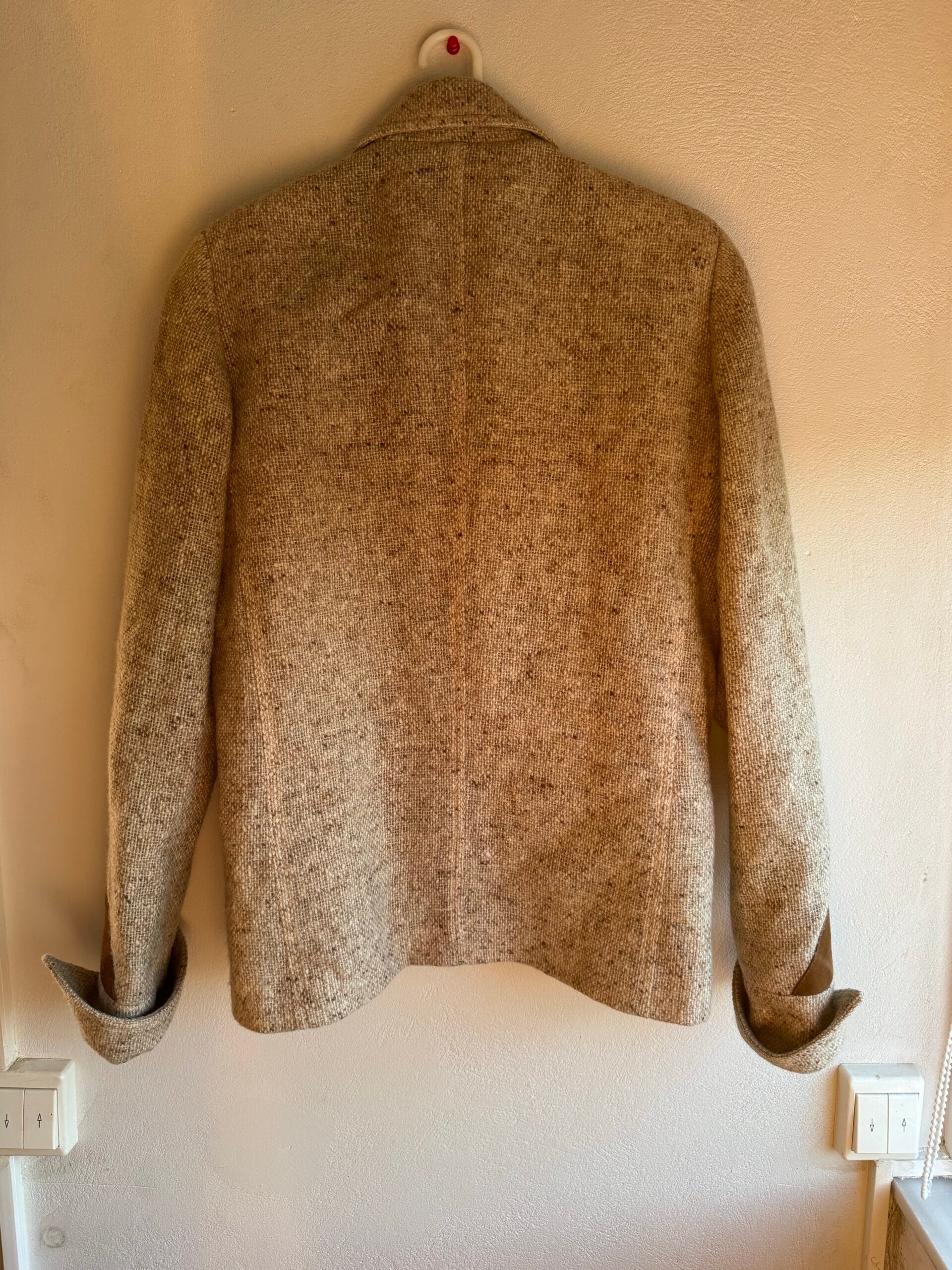 Vintage Bellina Athens Wool Tweed Blazer 2 Vintage Bellina Athens Wool Tweed Blazer - Image 2