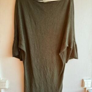 Intreccio Italy Khaki Knit Dress
