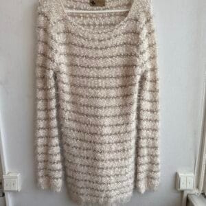 Katsumi Cream Textured Knit Sweater