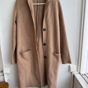 🧥 Alpha Studio Camel Wool Coat