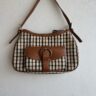 👜 DAKS London Check Shoulder Bag