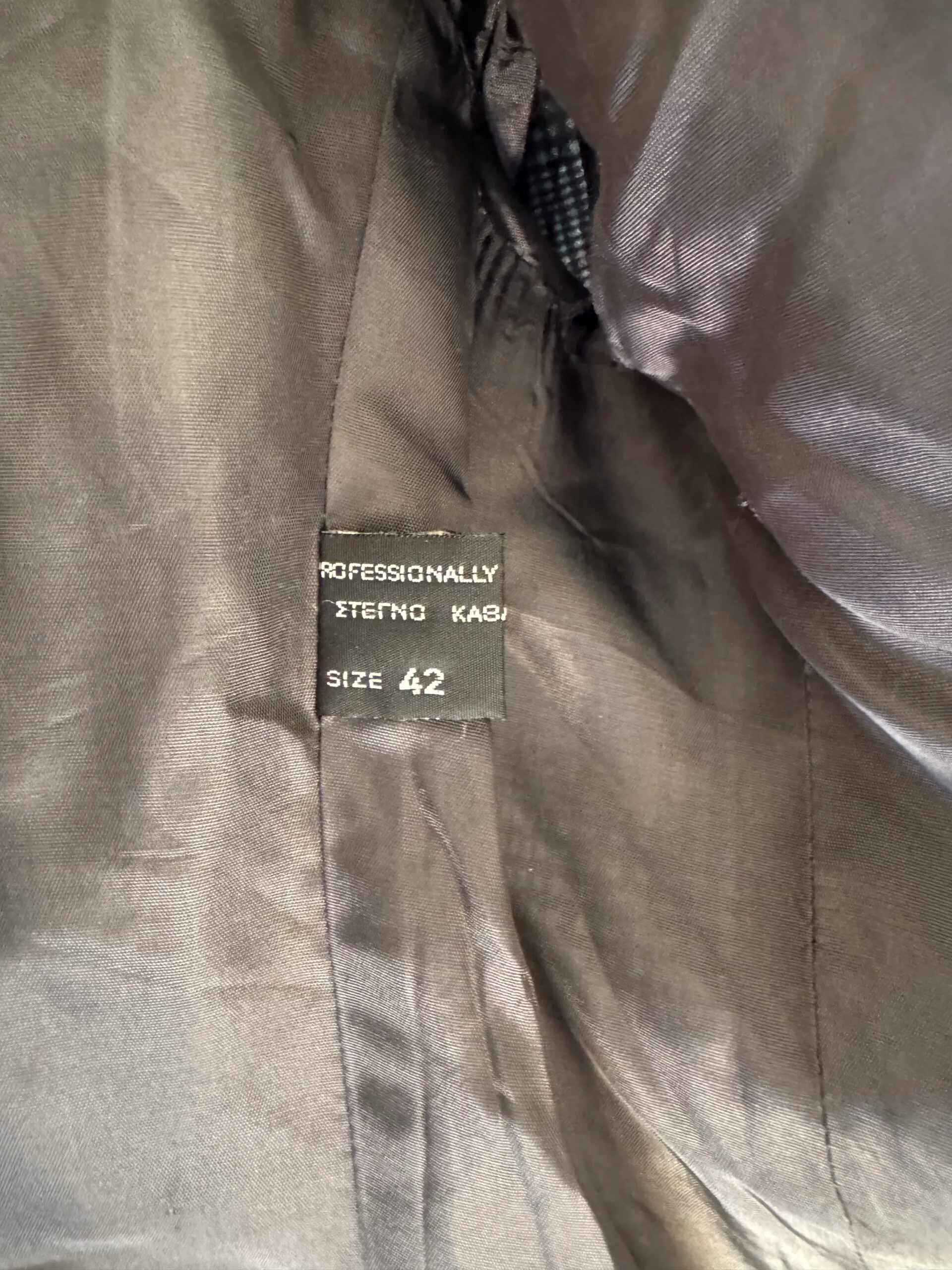 Checked Blazer with Lanerossi Fabric — Colori (Italy) 4 Checked Blazer with Lanerossi Fabric — Colori (Italy) - Image 4