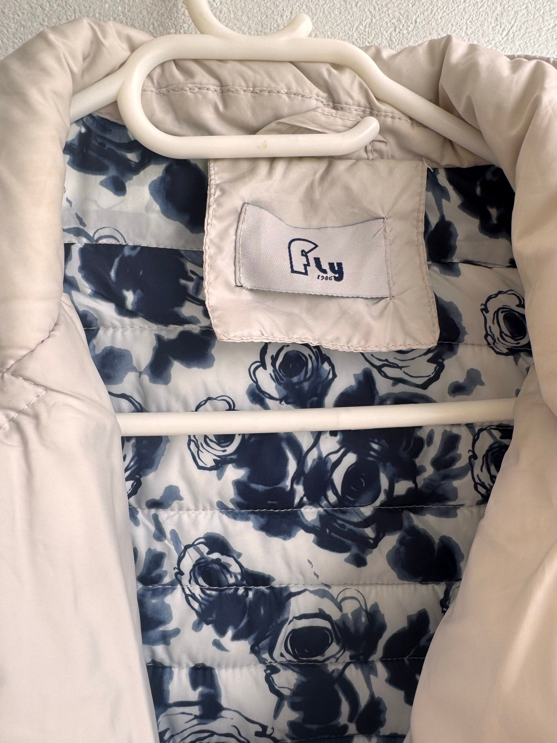 Μπεζ quilted σακάκι Fly 1966 με floral εσωτερική φόδρα 4 Μπεζ quilted σακάκι Fly 1966 με floral εσωτερική φόδρα - Image 4