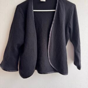 🧥 Alpha Studio Camel Wool Coat 6 Μαύρη κασμιρένια ζακέτα Jorando 100% Cashmere