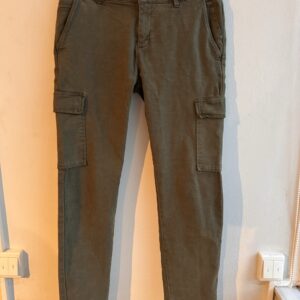 Reiko Candice Cargo Pants – Χακί βαμβακερό παντελόνι με τσέπες