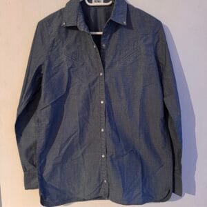 Reiko “Annabelle” denim πουκάμισο με αστεράκια στον γιακά