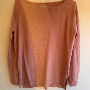 Italian Silk–Cashmere Sweater σε Dusty Rose (M)