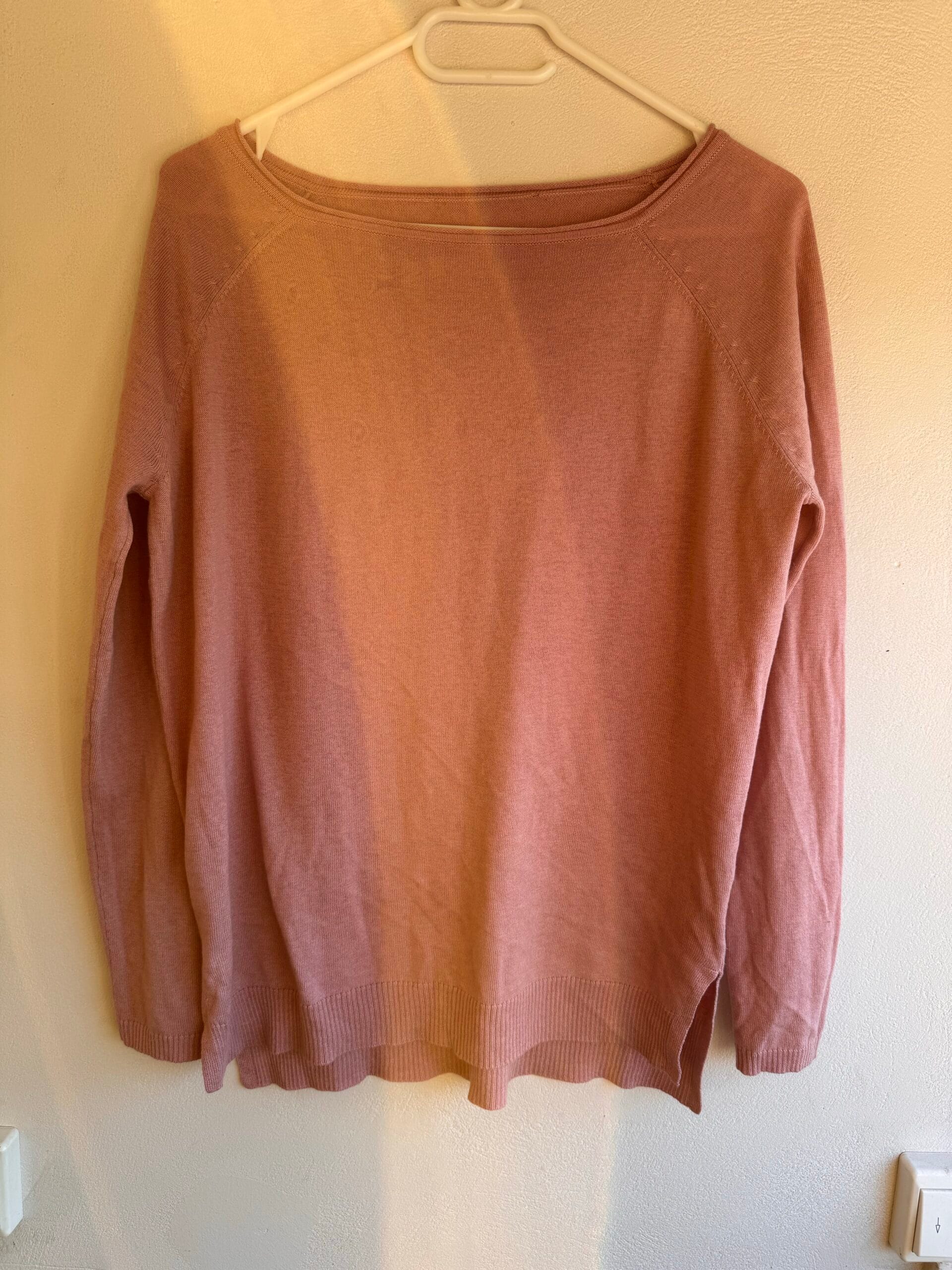 Italian Silk–Cashmere Sweater σε Dusty Rose (M) 1 Italian Silk–Cashmere Sweater σε Dusty Rose (M)