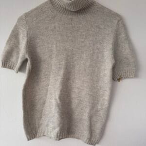 ANELE Italy Premium Knit | Angora–Cashmere–Silk Turtleneck (Short Sleeve)