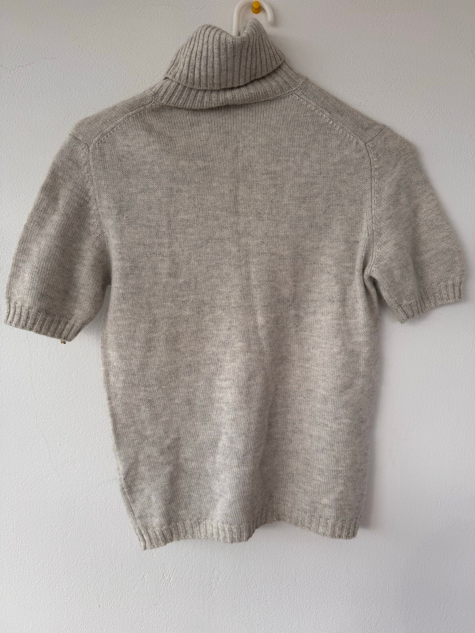 ANELE Italy Premium Knit | Angora–Cashmere–Silk Turtleneck (Short Sleeve) 2 ANELE Italy Premium Knit | Angora–Cashmere–Silk Turtleneck (Short Sleeve) - Image 2