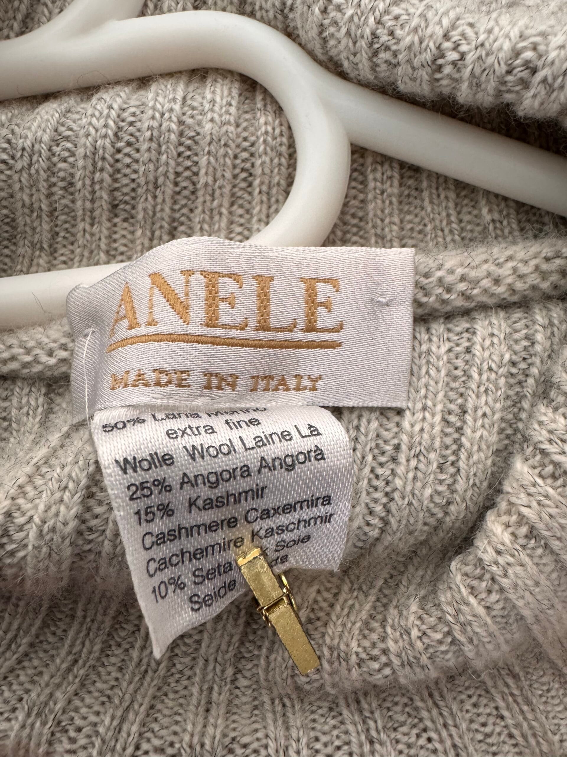ANELE Italy Premium Knit | Angora–Cashmere–Silk Turtleneck (Short Sleeve) 3 ANELE Italy Premium Knit | Angora–Cashmere–Silk Turtleneck (Short Sleeve) - Image 3