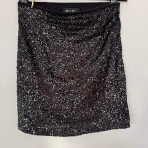 Black Sequin Mini Skirt – Only One (EU 36)