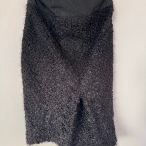 Loukia Black Bouclé Pencil Skirt – Χειροποίητο Look