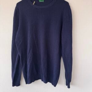 United Colors of Benetton – Merino Wool Navy Sweater (XL)