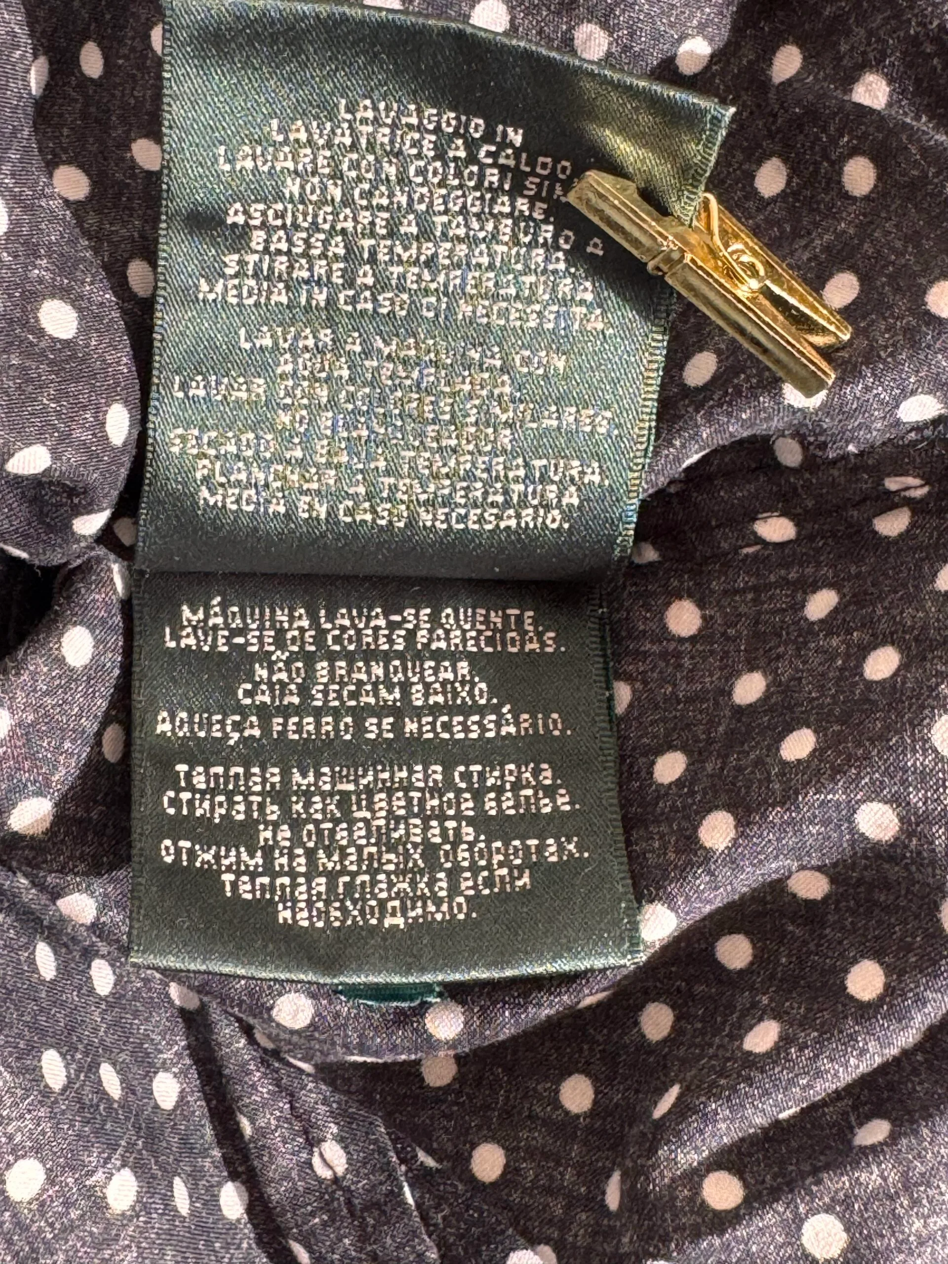 Ralph Lauren πουά πουκάμισο 100% cotton – Μέγεθος L - Image 5