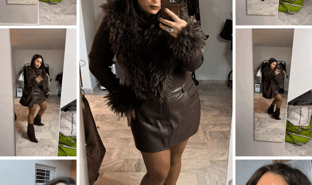 Το σοκολατί total look που αναβαθμίζει τον χειμώνα: Το OOTD που κάνει τις καφέ αποχρώσεις ξανά hot