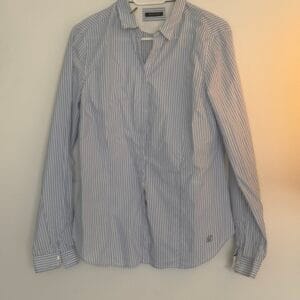 Massimo Dutti Ριγέ Πουκάμισο 100% Cotton – 38