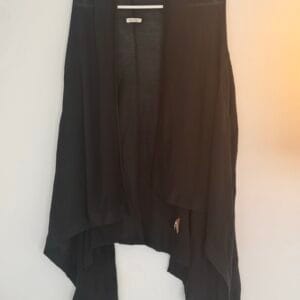 🖤 American Vintage Asymmetric Drape Cardigan – S