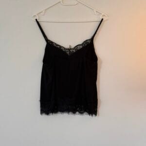 🖤 ZARA Lace Camisole – Μαύρο XS