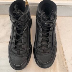 🖤 Kappa Μαύρα Chunky High-Top Sneakers – Νο 37