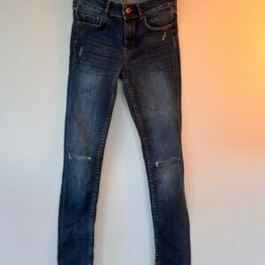 Massimo Dutti Skinny Mid-Rise Jeans – Dark Wash (Size 34)