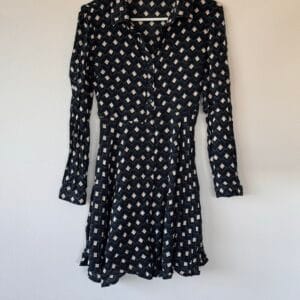 Zara Woman Geometric Shirt Dress | Premium Collection | XS