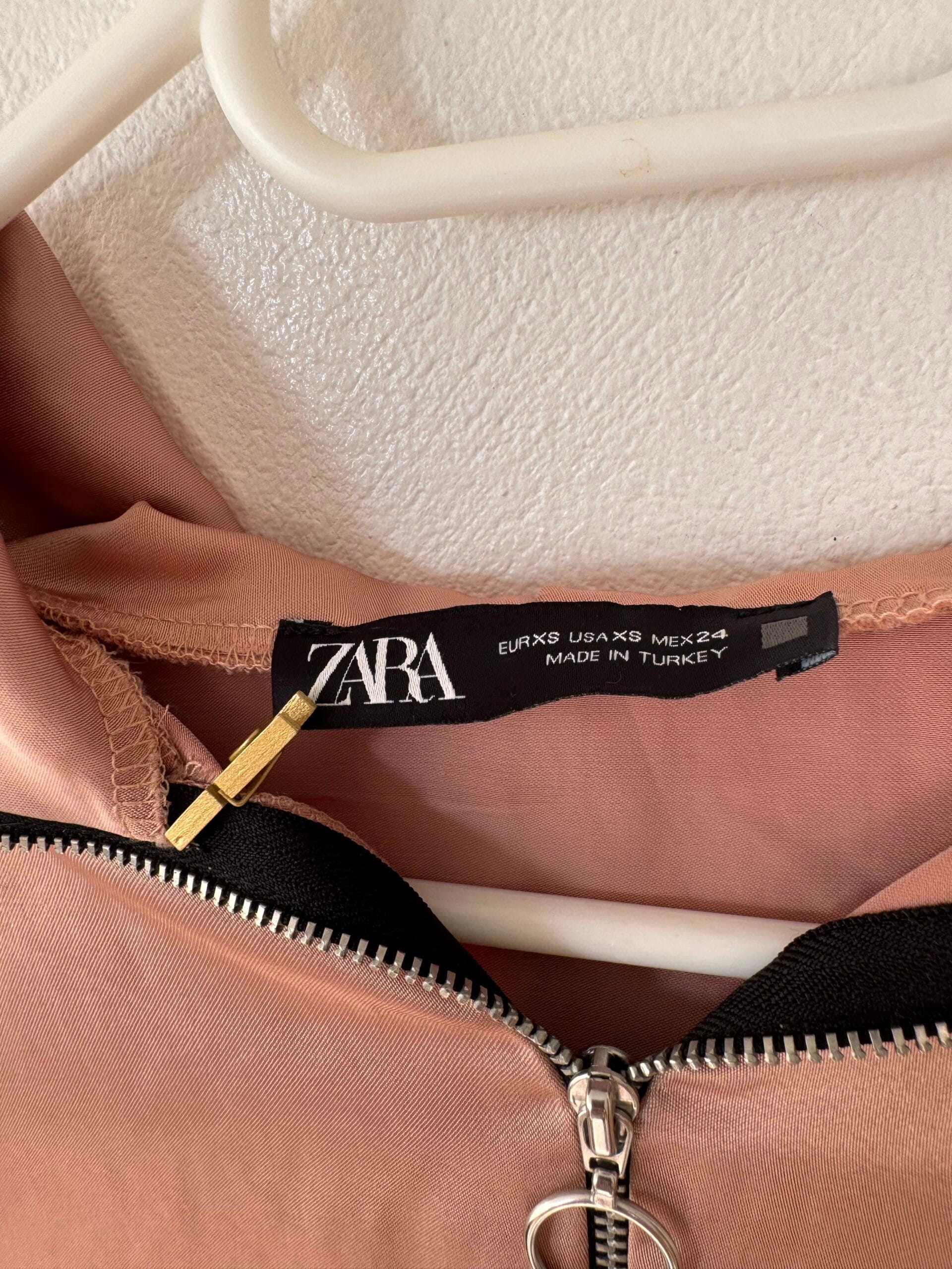 ZARA Colour-Block Satin Hoodie XS 3 ZARA Colour-Block Satin Hoodie XS - Image 3