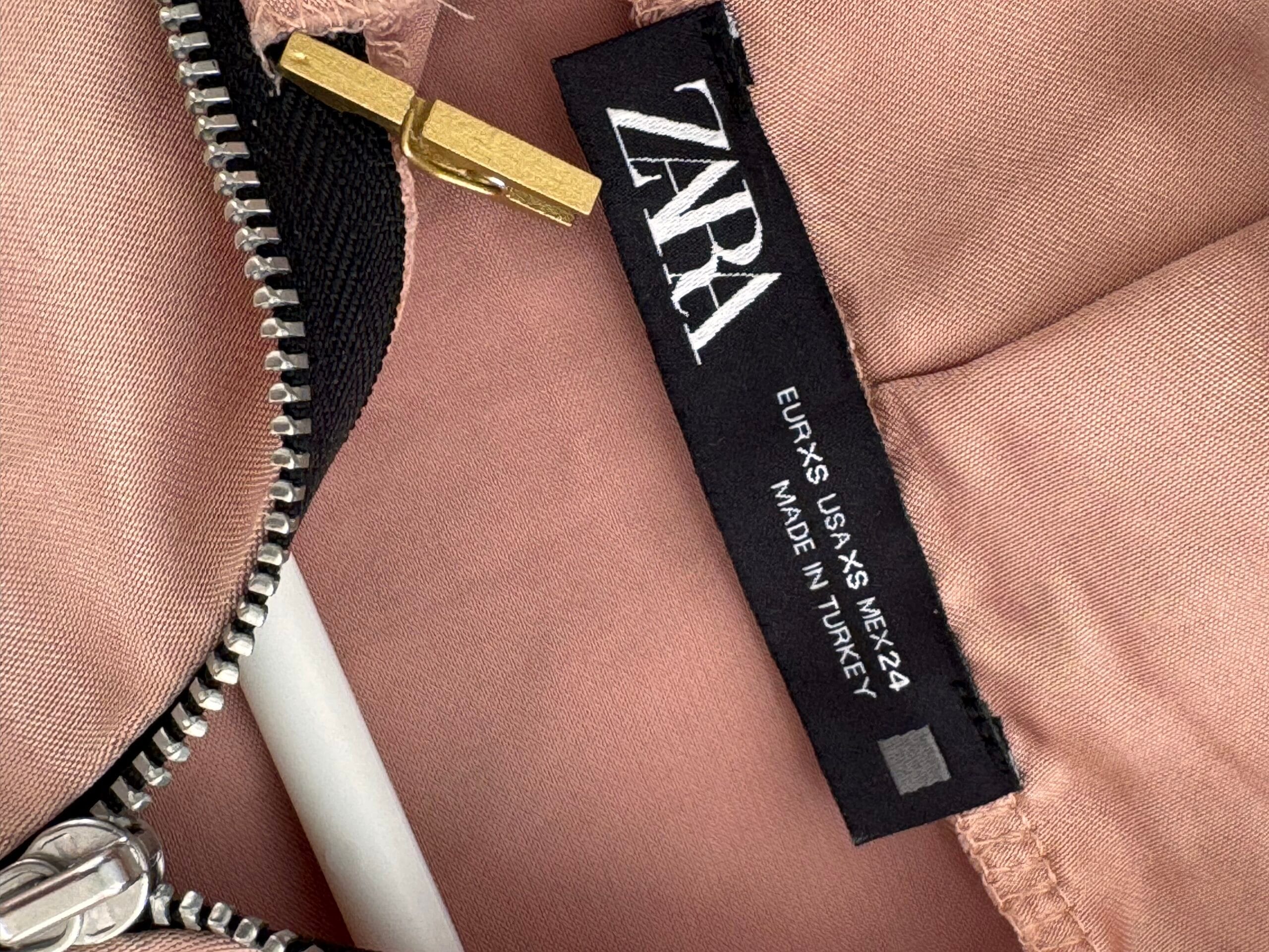 ZARA Colour-Block Satin Hoodie XS 2 ZARA Colour-Block Satin Hoodie XS - Image 2