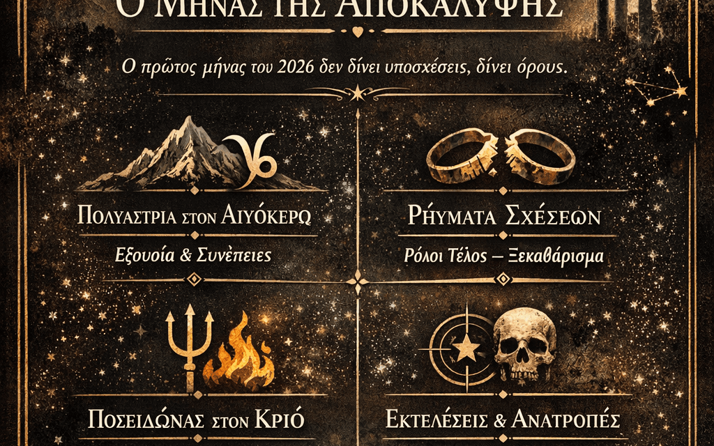 Αστρολογικές Προβλέψεις Ιανουαρίου 2026