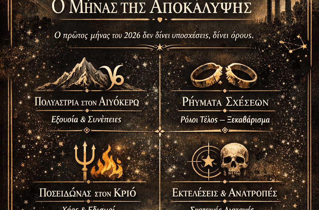 Αστρολογικές Προβλέψεις Ιανουαρίου 2026