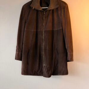 FASHION MEDIA BRAND 27 Vintage χειροποίητο δερμάτινο παλτό Chris Skarmus – Made in Italy