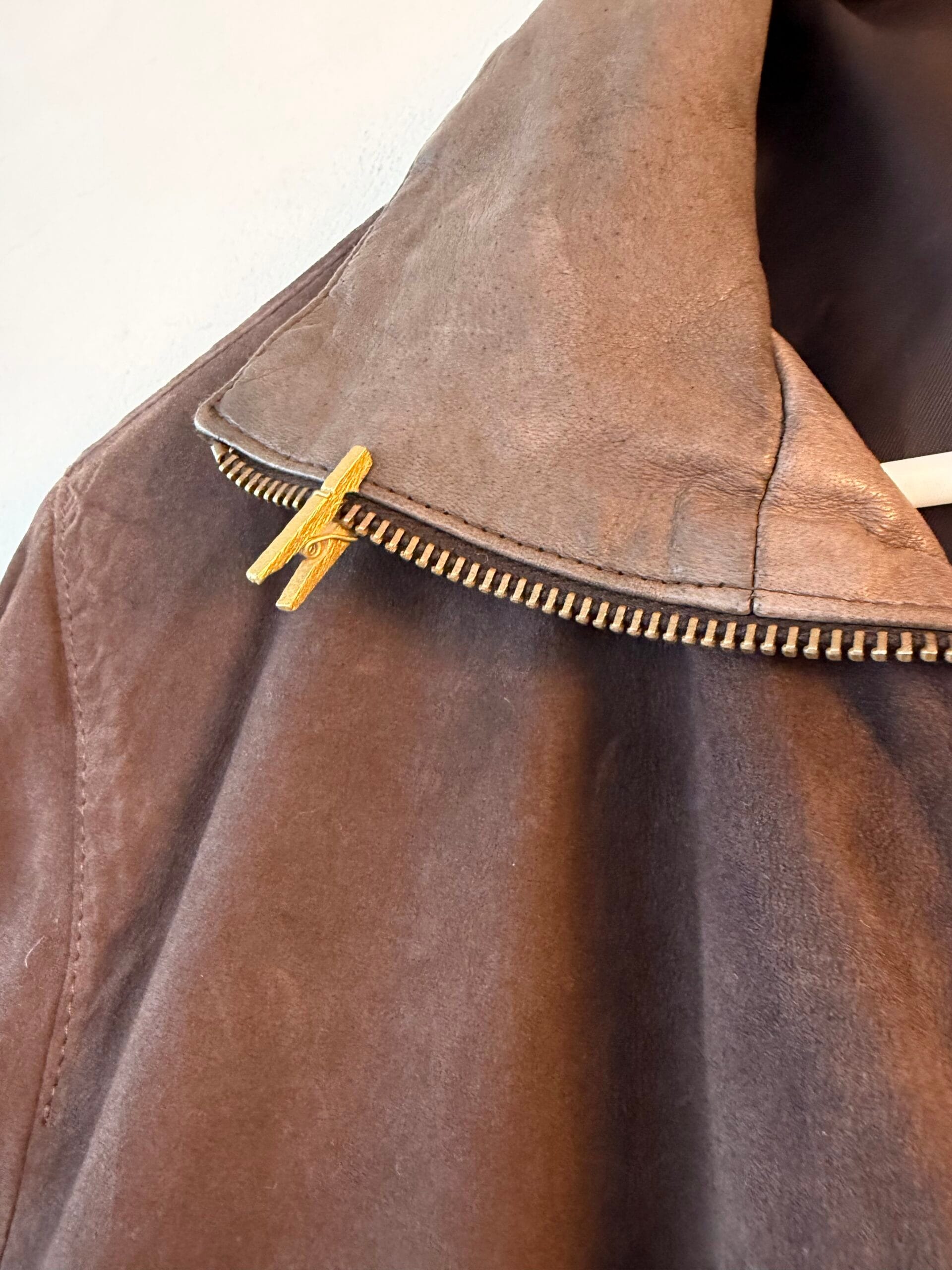 Vintage χειροποίητο δερμάτινο παλτό Chris Skarmus – Made in Italy 2 Vintage χειροποίητο δερμάτινο παλτό Chris Skarmus – Made in Italy - Image 2