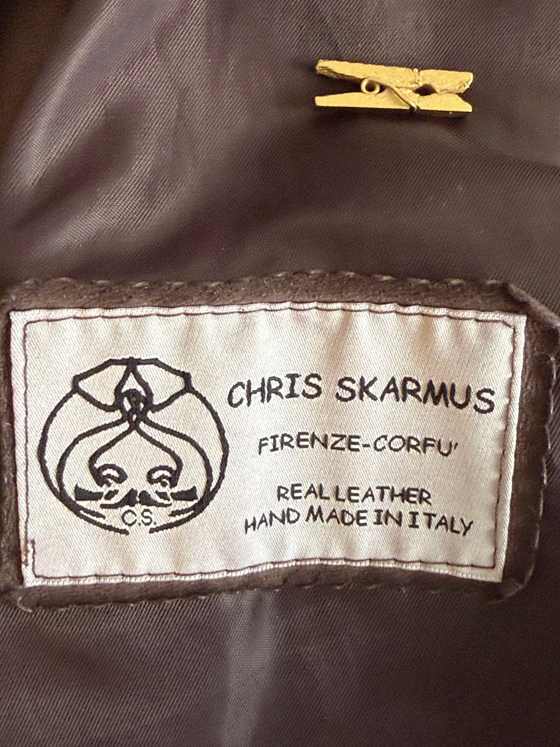 Vintage χειροποίητο δερμάτινο παλτό Chris Skarmus – Made in Italy 4 Vintage χειροποίητο δερμάτινο παλτό Chris Skarmus – Made in Italy - Image 4
