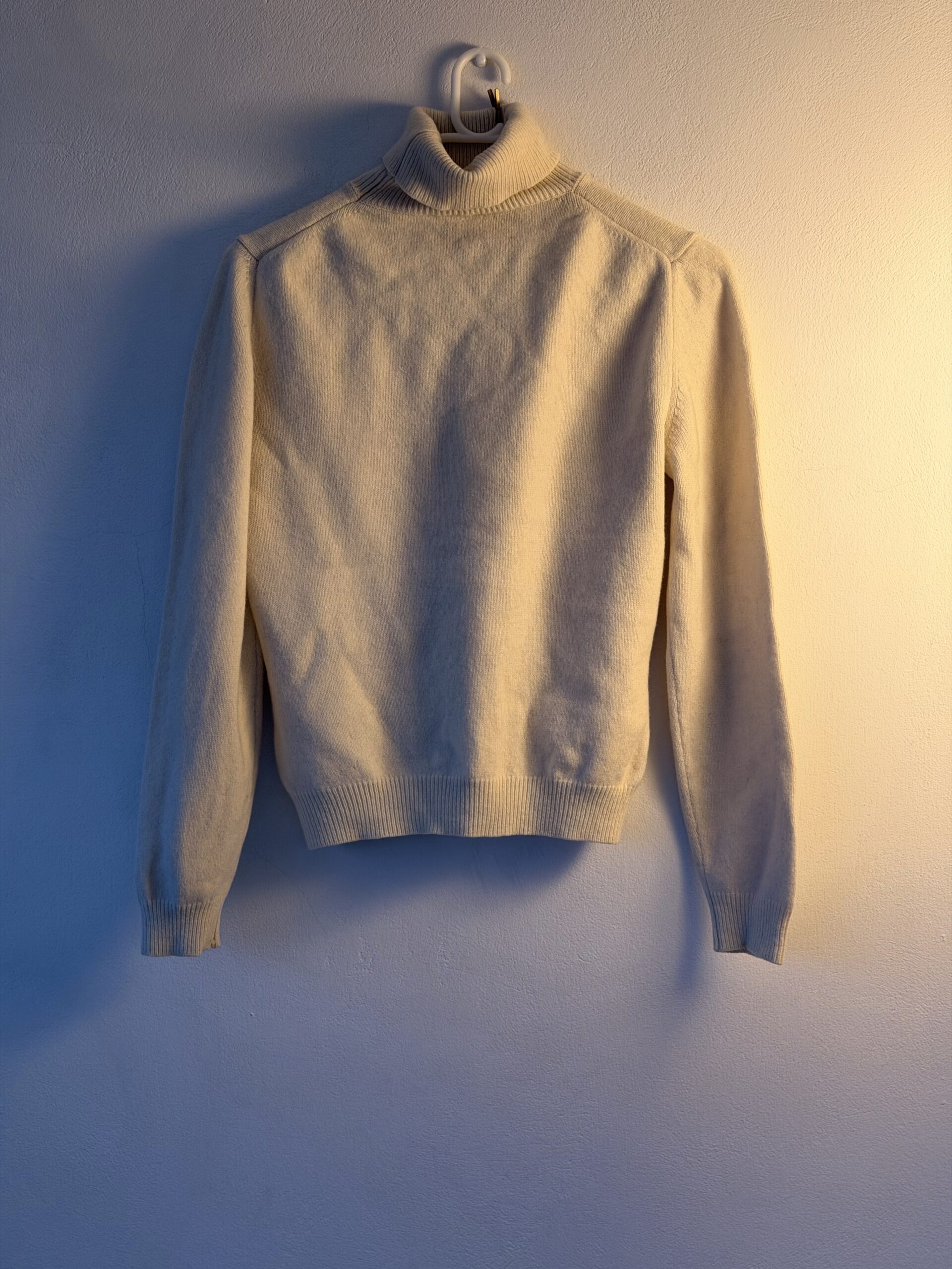 🧶 Εκρού ζιβάγκο από αγνό παρθένο μαλλί (Woolmark) 1 🧶 Εκρού ζιβάγκο από αγνό παρθένο μαλλί (Woolmark)