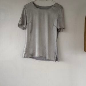 Intimissimi Knitwear Satin-Touch Grey Top S – Minimal Chic Essential