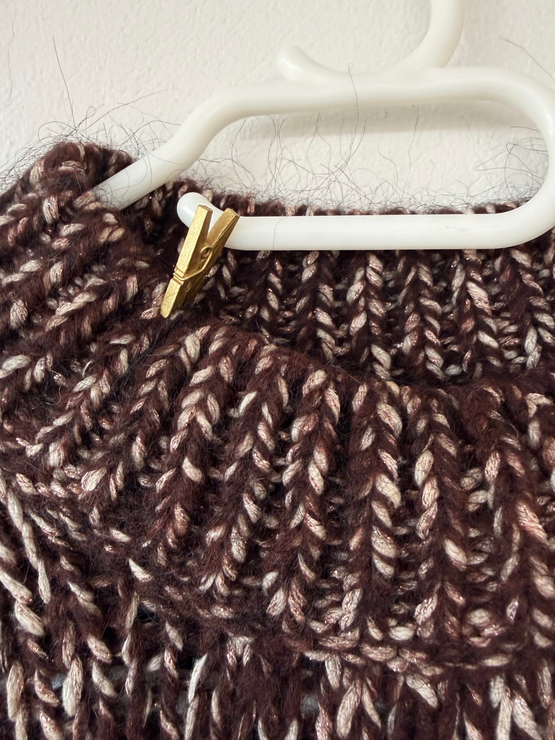 Massimo Dutti Made in Italy Chunky Knit Sweater – Brown Mélange (S) 3 Massimo Dutti Made in Italy Chunky Knit Sweater – Brown Mélange (S) - Image 3