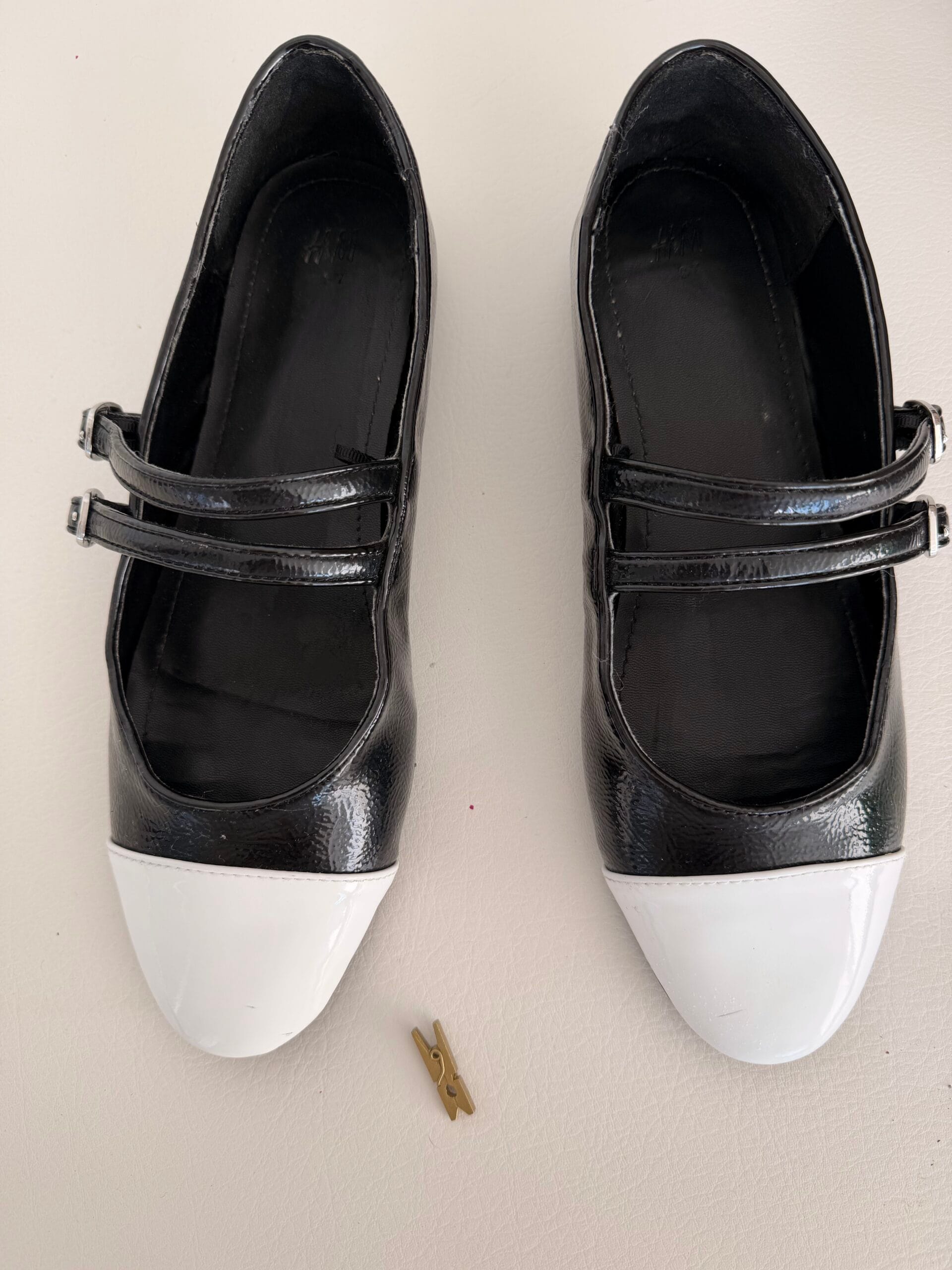 H&M Black & White Mary Jane Flats – EU 37 1 H&M Black & White Mary Jane Flats – EU 37