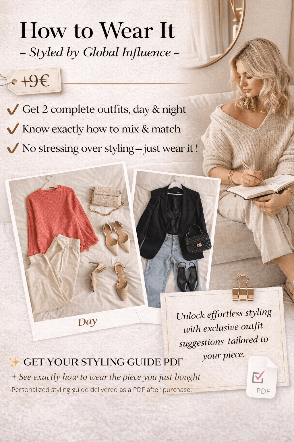 Coral Distressed Knit Sweater – Made in Italy