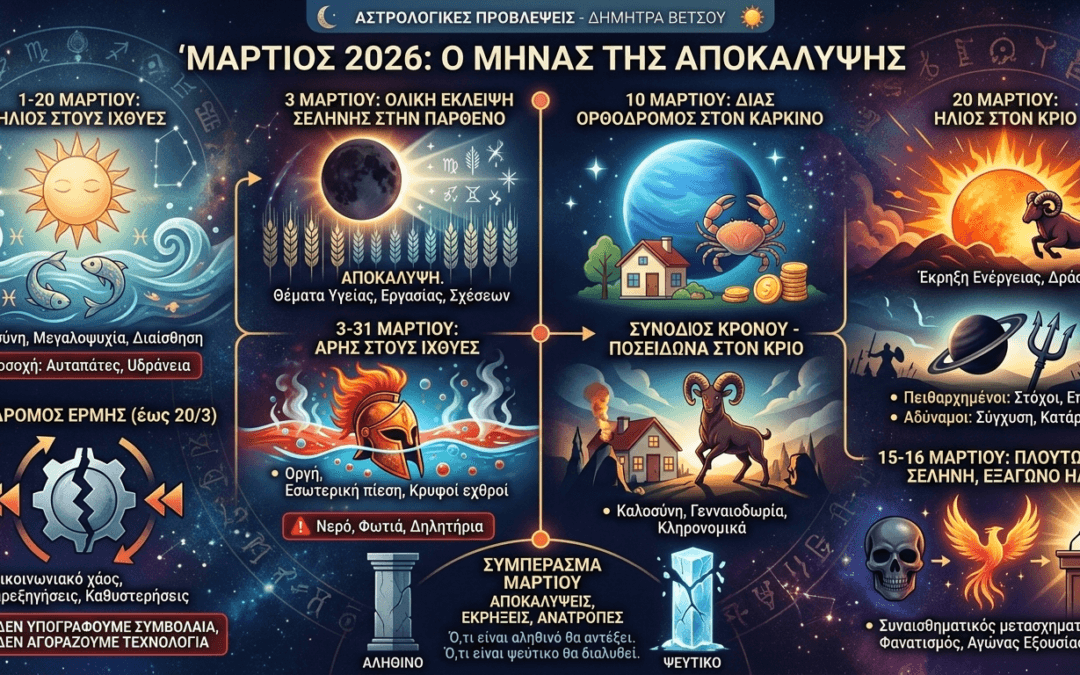 FASHION MEDIA BRAND 2 Αστρολογικές Προβλέψεις Μαρτίου 2026